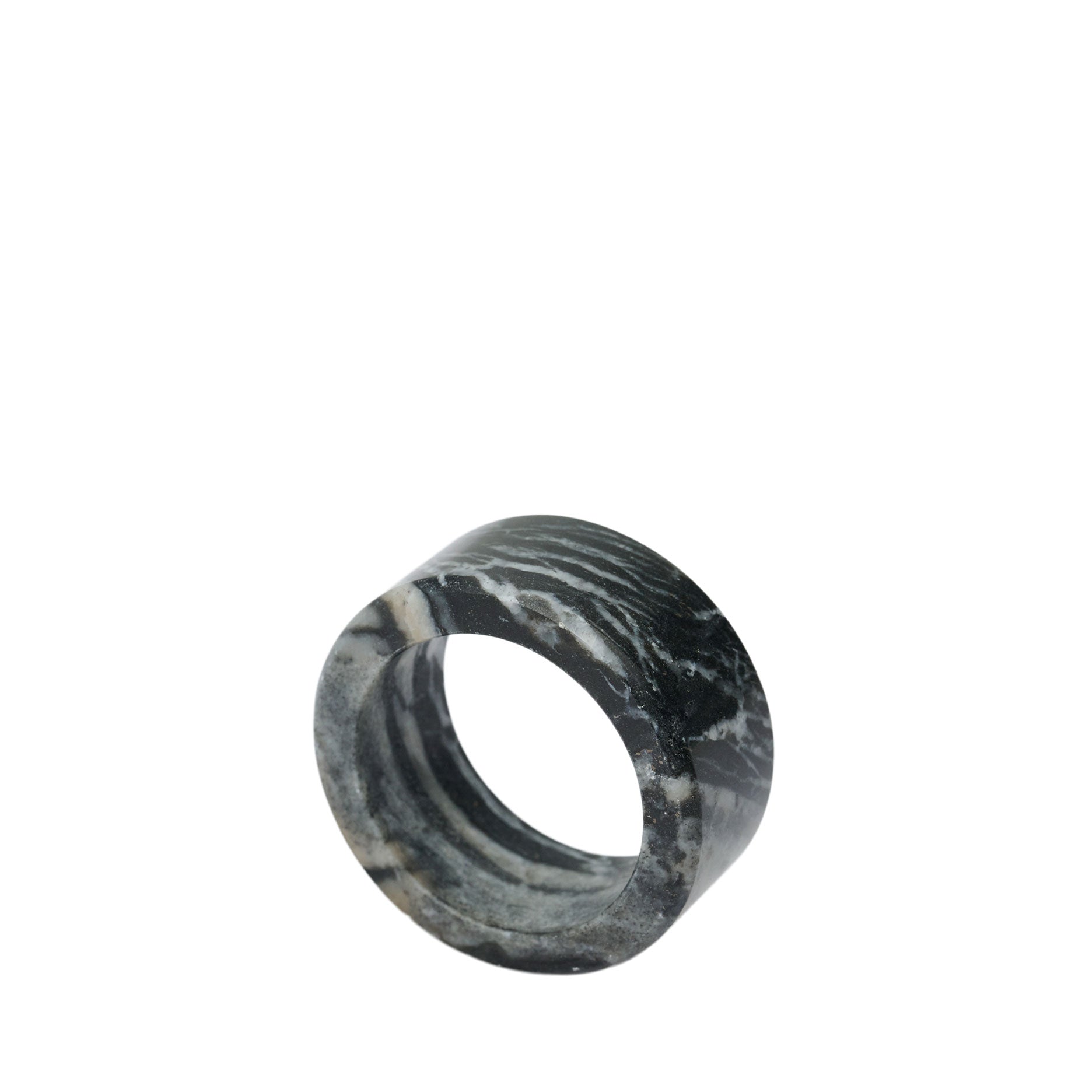 Marble II Serviettenring 2 Stk. Braun